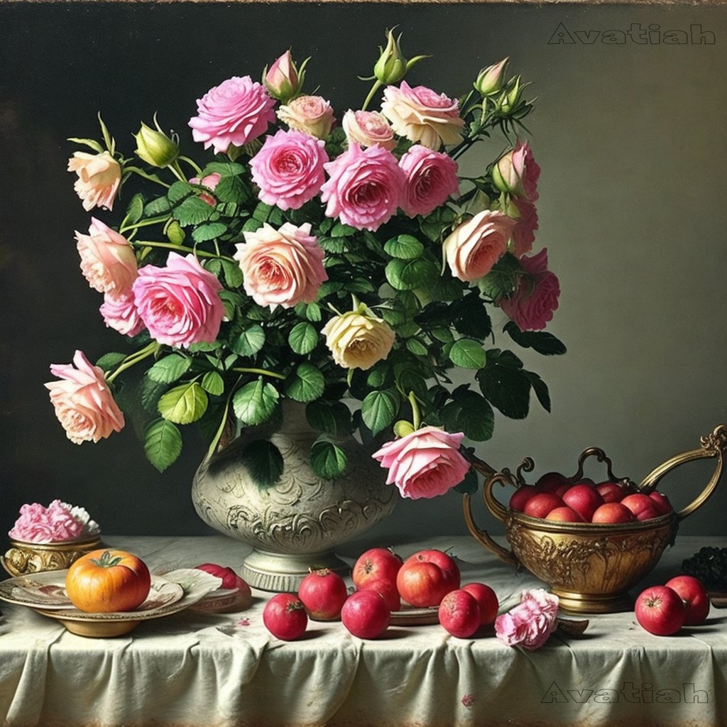 Still Life with Roses 01