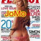 Tricia Helfer Autographed Playboy Magazine W/Proof!
