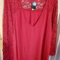 TORRID LONG SLEEVE LACY BLOUSE NWT SIZE 6