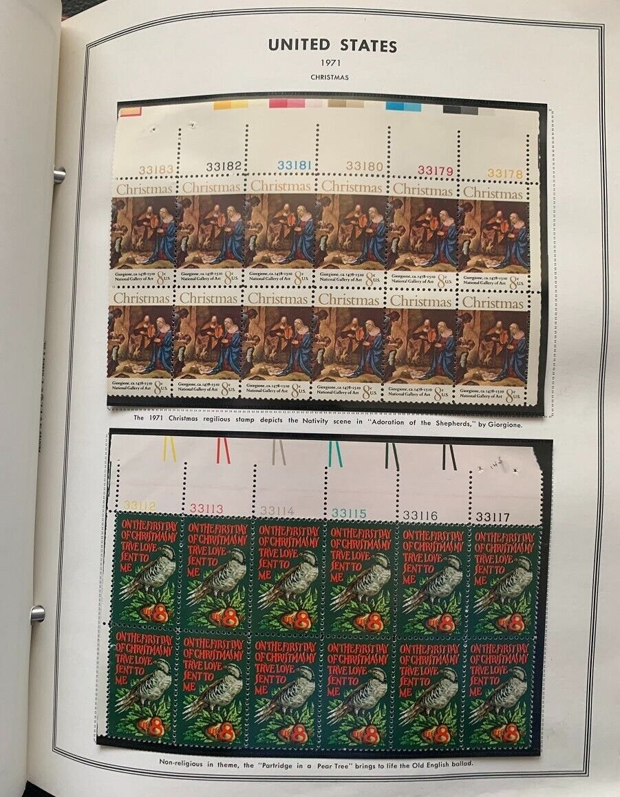 Harris MINT U.S. BLOCK & PLATE BLOCK ALBUM 1964-1983 Nearly Complete MNH