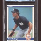 Don Mattingly RC 1984 Fleer #131 New York Yankees Rookie GEM MINT 10