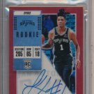2018 Contenders Optic Auto Red #118 Lonnie Walker IV Black Jersey RC /149 PSA 10