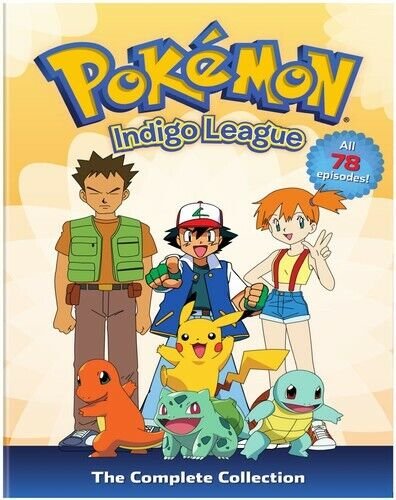 Pokemon Complete Collection Tv Series Season 1 Indigo League New 9 Disc