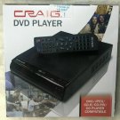 Craig CVD512A Compact DVD Player w/ Remote DVD/DVD-R/DVD-RW/JPEG/CD-R/CD-RW/CD