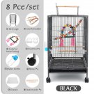 Luxury Large Parrot Cage Bird Metal Cage Pigeon Supplies with Hanging Cave Pet Decor Products