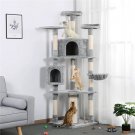 79" Multilevel Cat Tree Tower with Scratching Posts, Cat Supplies, Cat Climbing Frame