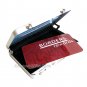 BUSINESS CARD CASE / METAL WALLET - MINI BRIEFCASE DESIGN PERFECT FOR YOUR HALLIBURTON - SILVER