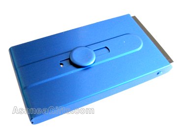 BUSINESS CARD CASE / BUSINESS CARD HOLDER - BLUE ECBCH-A2002