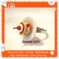 FOOD JEWELRY - HANDCRAFTED MINIATURE FRUIT PASTRY PENDANT RING ECMFJ-RG1003