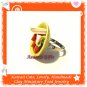 HANDCRAFTED JEWELRY - MINI SANDWICH CAKE PLATE PENDANT RING ECMFJ-RG1015