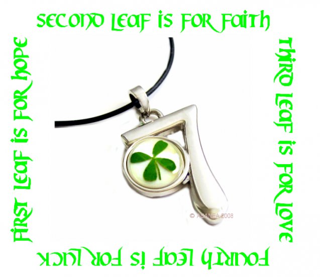 LUCKY 7 FOUR LEAF CLOVER NECKLACE ECFLC-SP1000