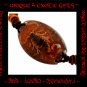 COLLECTIBLE REAL INSECT JEWELRY ORANGE COLORED SAND SCORPION BRACELET ECIC-SB2103