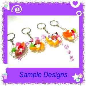 EYELICIOUS FOOD JEWELRY - ICE CREAM DESSERT PENDANT CHARM WITH FREE SHIPPING