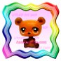 NEW ! LITTLEST PET SHOP AROUND THE WORLD SERIES LOOSE FIGURE - CUDDLY BROWN BEAR # 395