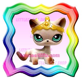 NEW ! LITTLEST PET SHOP AROUND THE WORLD LOOSE FIGURE - EGYPT SIAMESE CAT # 391