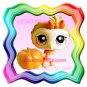 LITTLEST PET SHOP LOOSE FIGURE - HALLOWEEN OWL # 431 WITH FREE MINI PUMPKIN ! BRAND NEW