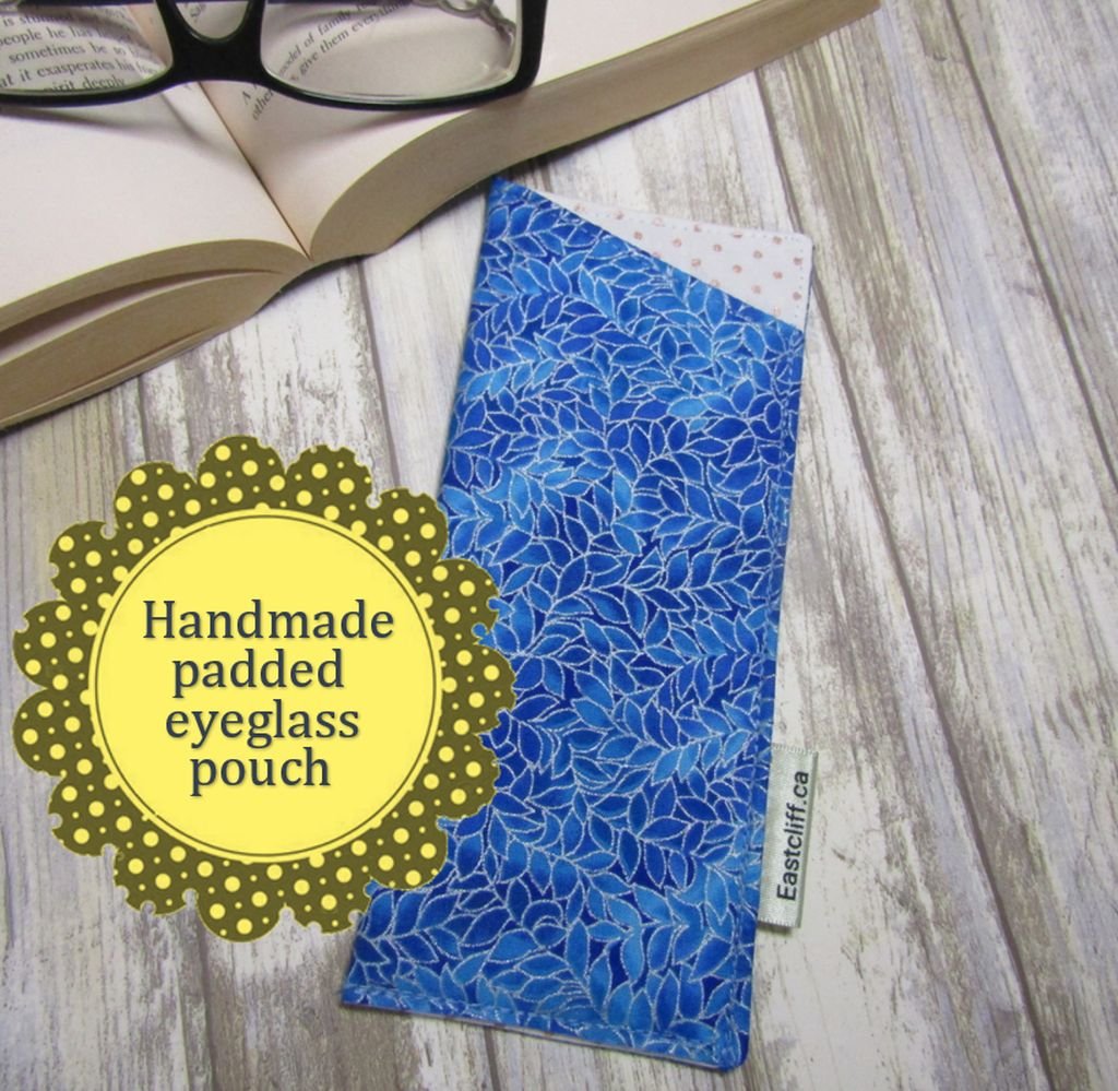 Soft Fabric Case, Eyeglasses Sunglasses Case, Padded Pouch (1869)