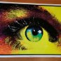 The Eye, Black Light, Neon, Velvet Poster, Usa, Vintage 1974