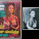 Ghosts, Italian Style, Cinema Poster 1967 + Sophia Loren Original Autograph