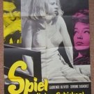 Term of Trial, Laurence Olivier, Simone Signoret, Original Cinema Poster 1962