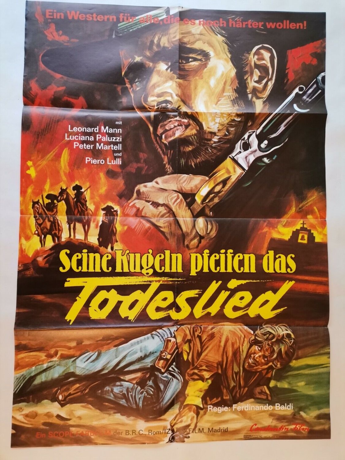 Gunman of Ave Maria, Leonard Mann, Movie Poster, 1969