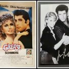Grease, Cinema Movie Poster 1978, + John Travolta Original Signed Autograp