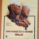 Papillon, Steve McQueen, Dustin Hoffman, Movie Poster 1973