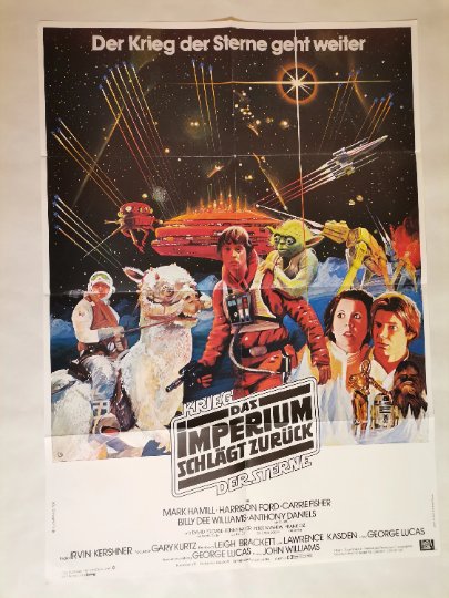 Star Wars, The Empire Strikes Back, Original Cinema Poster 1982