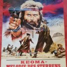 Keoma, Movie Poster, 1976, Franco Nero Original Hand Signed on Poster