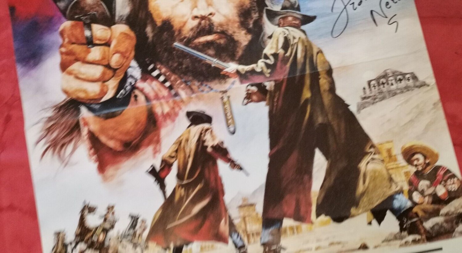 Keoma, Movie Poster, 1976, Franco Nero Original Hand Signed on Poster