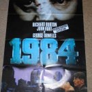 Nineteen Eighty-Four,  1984, Richard Burton, John Hurt, Cinema Poster 1982
