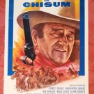 Chisum, John Wayne, Forrest Tucker, Movie Theatre Poster 1970