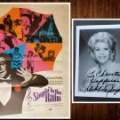 Singin' in the Rain, Movieposter rr 1966, + Debbie Reynolds Signed Autograph