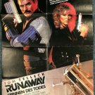 Runaway, Tom Selleck, Cynthia Rhodes, Cinema Poster 1985
