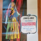 Song of Bernadette, Jennifer Jones, Charles Bickford, Cinema Poster 1972