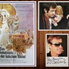 Mississippi Mermaid, Catherine D. Belmondo, Poster 1969 + 2x signed Autograph