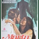 Marta, Marisa Mell, Stephen Boyd, Cinema Poster 1971