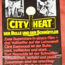 City Heat, Clint Eastwood, Burt Reynolds, Small Movie Poster 1985
