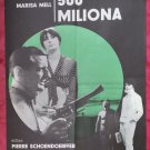Objective 500 Million, Marisa Mell, Bruno Cremer, Original Cinema Poster 1966