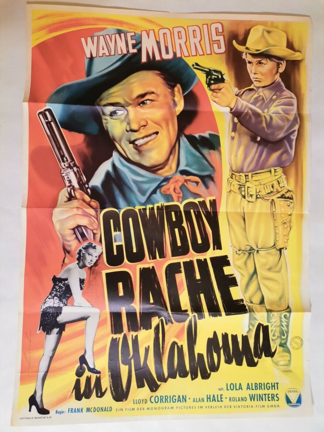 Sierra Passage, Wayne Morris, Lola Albright, Movie Poster, 1955