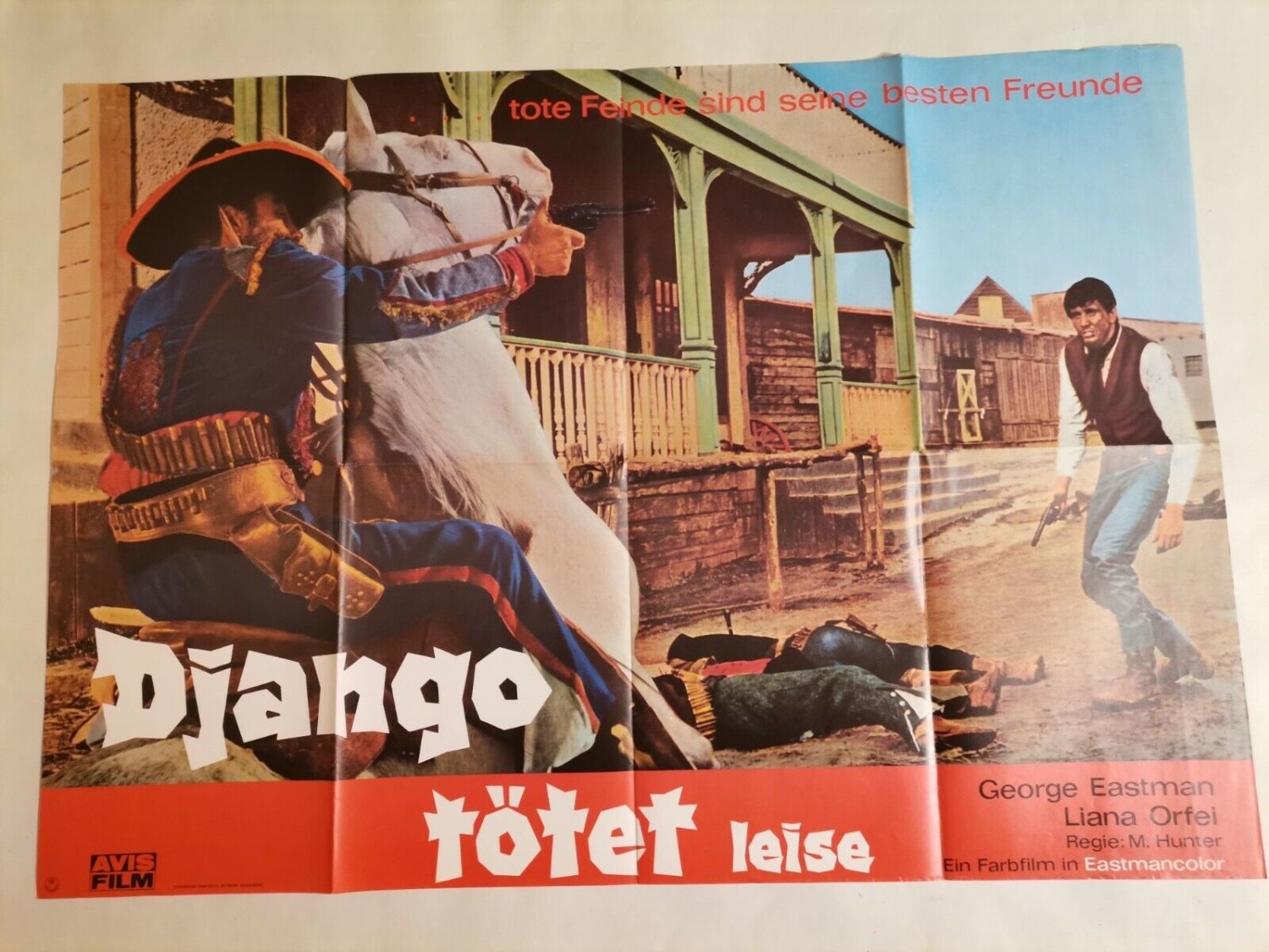 Django Kills Softly, George Eastman, Cinema Poster 1967