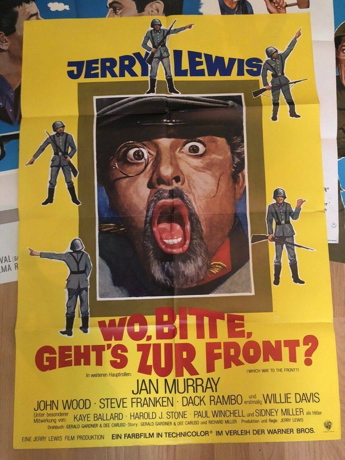 Which Way to the Front, Jerry Lewis, Movie Poster 1970