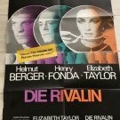 Ash Wednesday, Elizabeth Taylor, Henry Fonda,Cinema Poster 1973