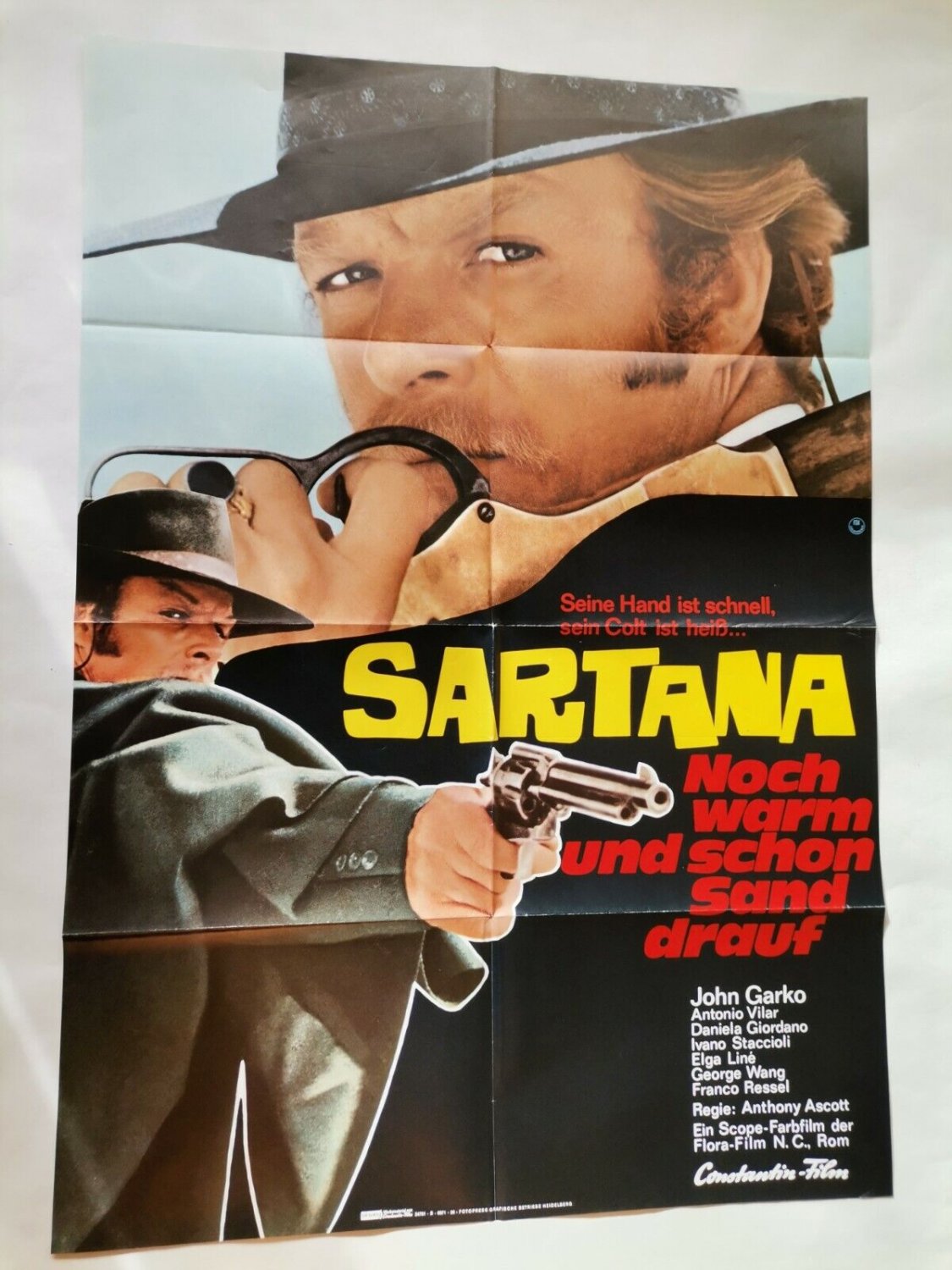 Sartana, Gianni Garko, Movie Poster, 1970