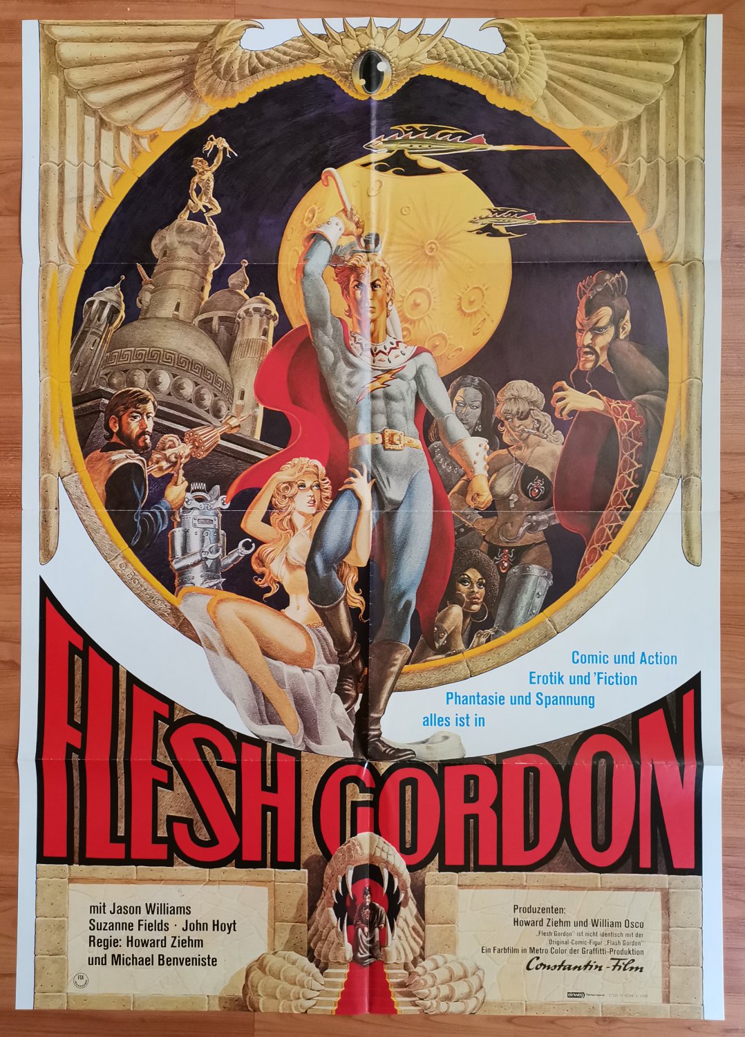 Flesh Gordon, Jason Williams, Suzanne Fields, Cinema Poster 1974