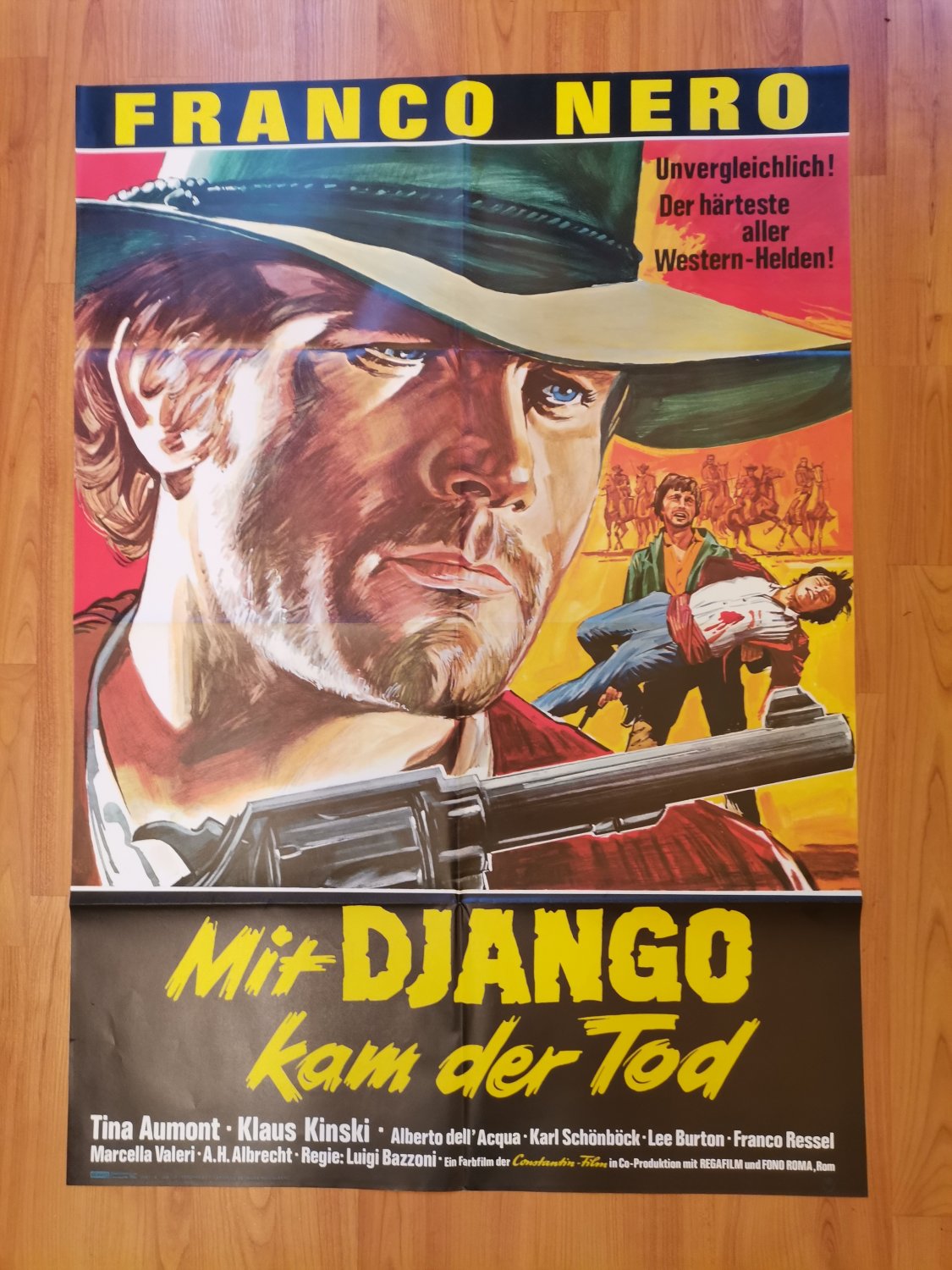 Man, Pride & Vengeance, Franco Nero, Tina Aumont, Movie Poster 1967