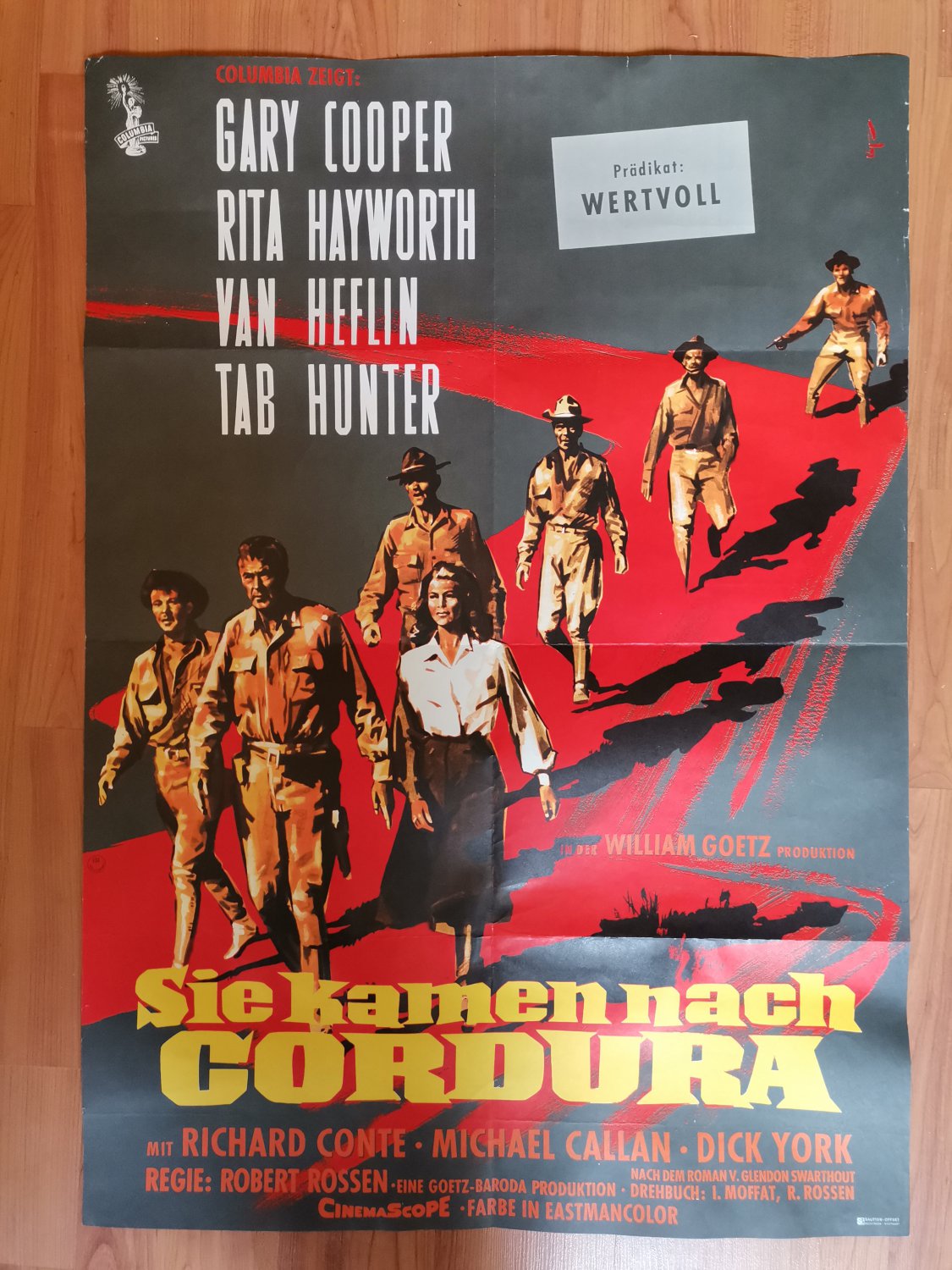 They came to Cordura, Gary Cooper, Rita Hayworth Cinema Poster 1959