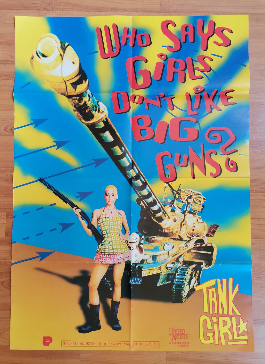 Tank Girl, Lori Petty, Ice-T, Cinema Poster 1995