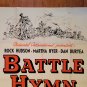 Battle Hymn, Rock Hudson, Martha Hyer, Holland Cinema Poster 1957