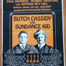 Butch Cassidy and the Sundance Kid, P. Newman, R. Redford, Movie Poster 1974